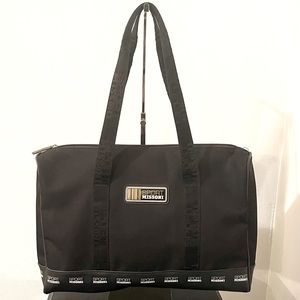 Vintage Sport Missoni Black Medium Tote / Laptop Bag